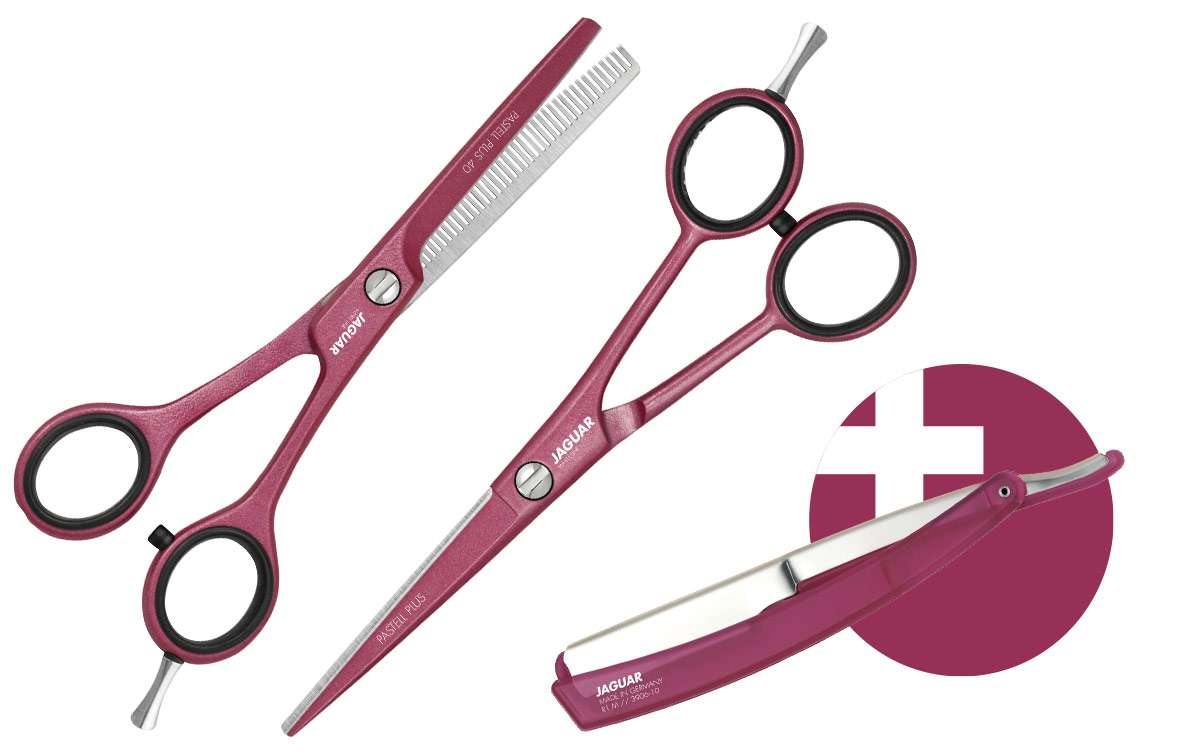 Kit ciseaux Jaguar Pastell Plus Classic Berry - Ciseaux Premium®