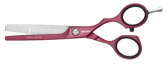 Ciseaux sculpteur Jaguar Pastell Plus offset Berry - Ciseaux Premium®